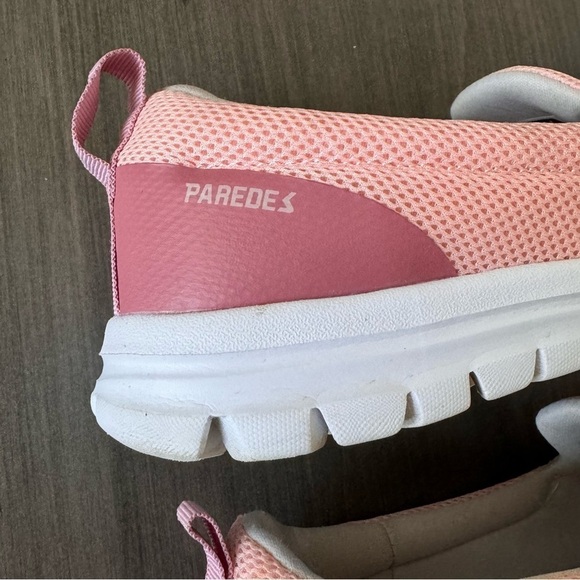 Paredes Danu women cushioned pink mesh comfort slip on shoes size 7.5 - Picture 8 of 11